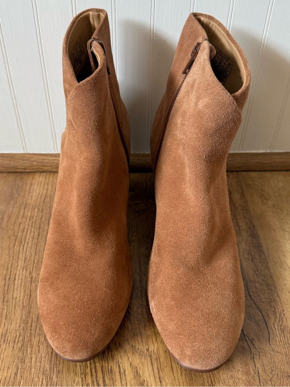 Soludos Venetian Suede Ankle Booties in Cognac size 8.5